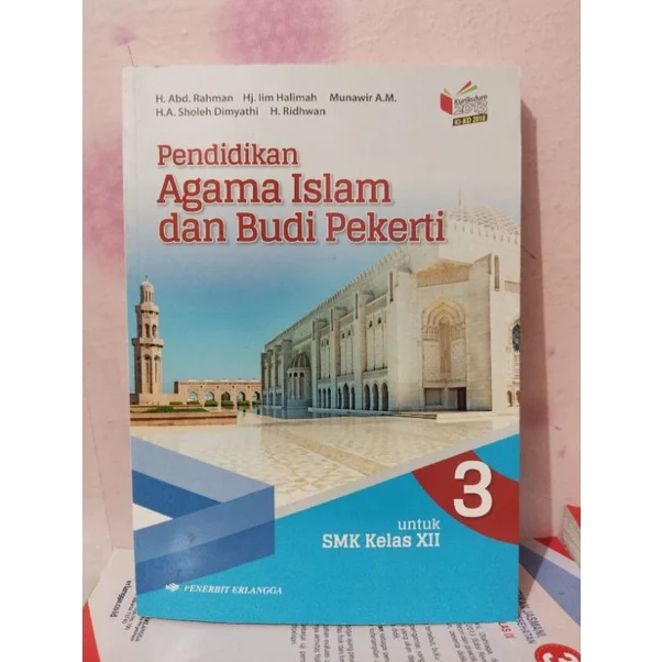 Jual buku agama islam pai kelas 12 XII 3 smk revisi Shopee Indonesia