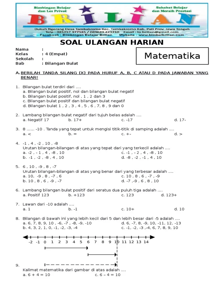 Ternyata Ini Soal Ujian Matematika Kelas 4 Semester 2 2026 Paling Sering Muncul!